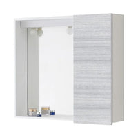 SPECCHIERA 67X16XH60CM CON 1 ANTA GRIGIA