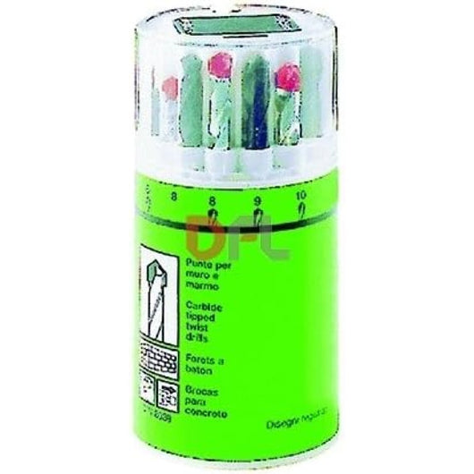 Topex 60h018 assortimento di pun unte (metallica cemento legno ds