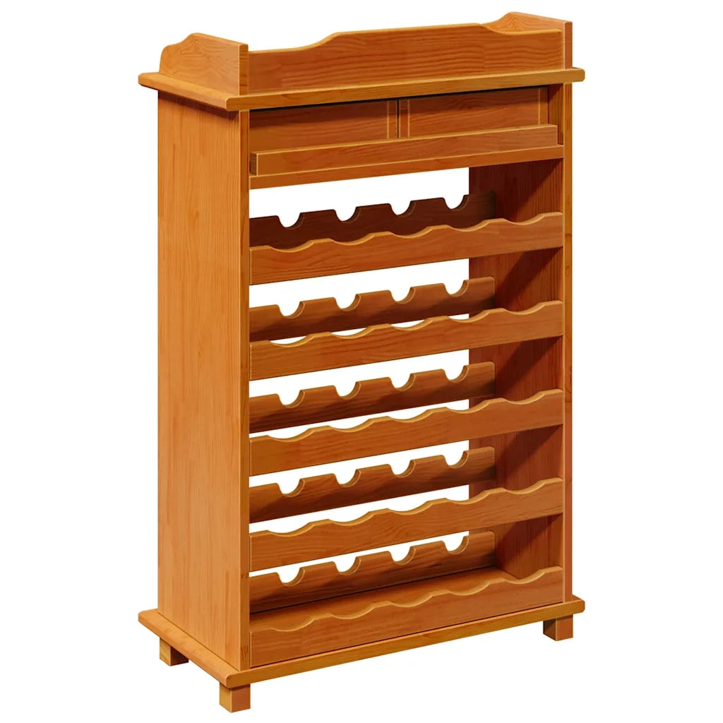 Portabottiglie Marrone 58 x 28 x 90 cm Pino massello 4012190
