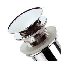 Piletta 1 1/4 con sistema click clack color vecchio ottone