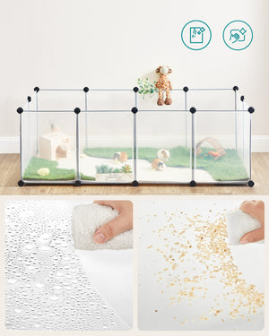 Recinto in miniatura VALORA per conigli, porcellini d'India e criceti - LPC02W