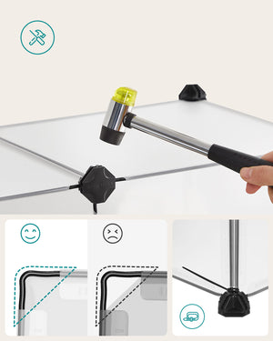 Recinto in miniatura VALORA per conigli, porcellini d'India e criceti - LPC02W