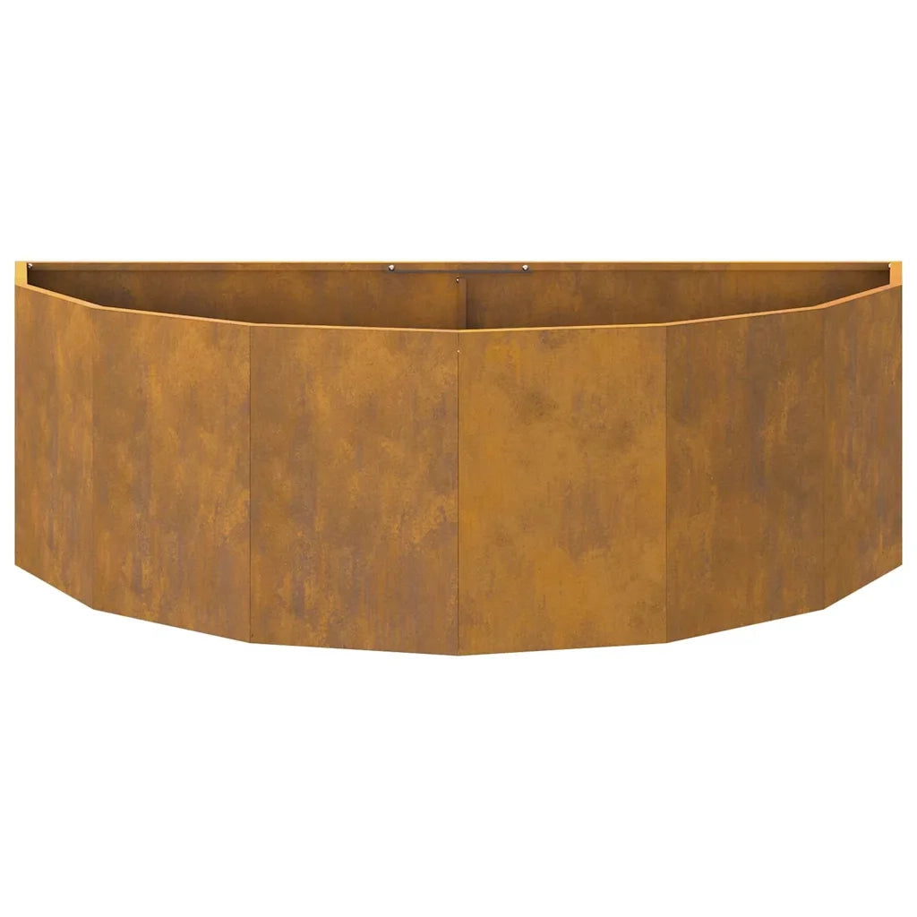 Fioriera Ruggine-Vaso-Contenitore per Piante 120 x 60 x 35 cm