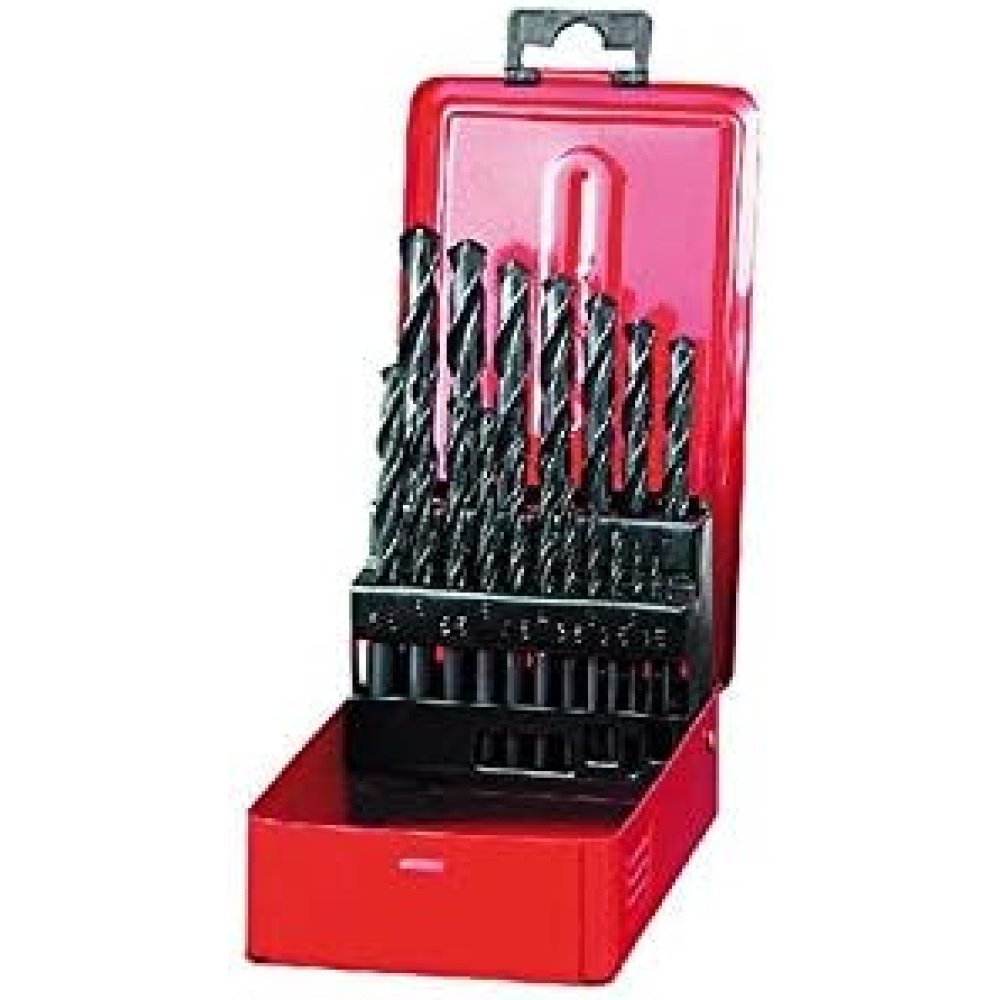 Topex 60h719 punte per metallo, , hss, 1,0-10,0 mm, 19 pezzi ds