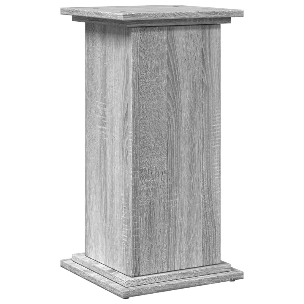 Espositore con Portaoggetti Grigio Sonoma 31x30x60cm Truciolato CFW1593953