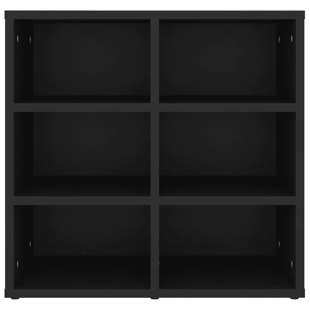 Scarpiere 2 pz Nere 52,5x30x50 cm 808687