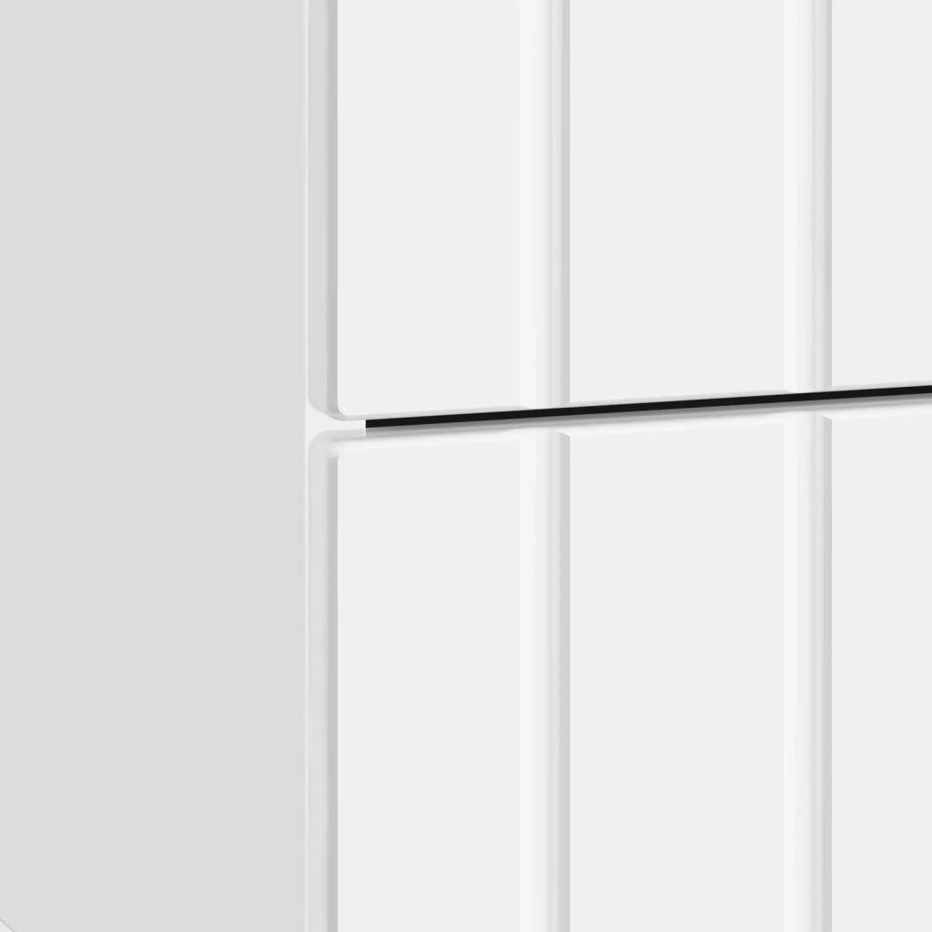 Armadio da Notte con cassetto Bianco Lucido 43 x 34,5 x 49,5 cm 894303