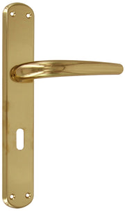 MANIGLIA TORINO Q 8/70 ART.160P ORO LUCIDO- FROSIO BORTOLO- 1,0 pz