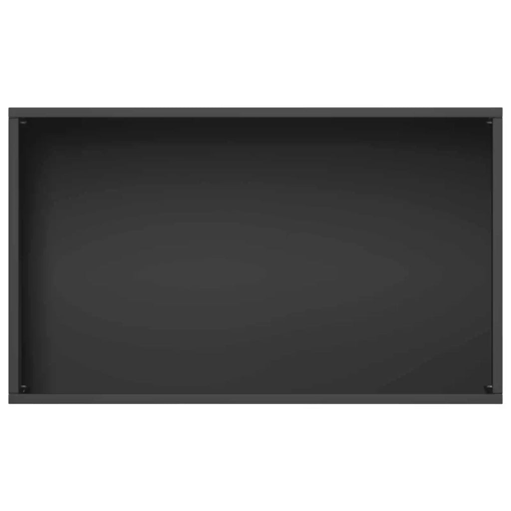Vaso da giardino 2 pz Nero 50 x 30 x 75 cm 8005779
