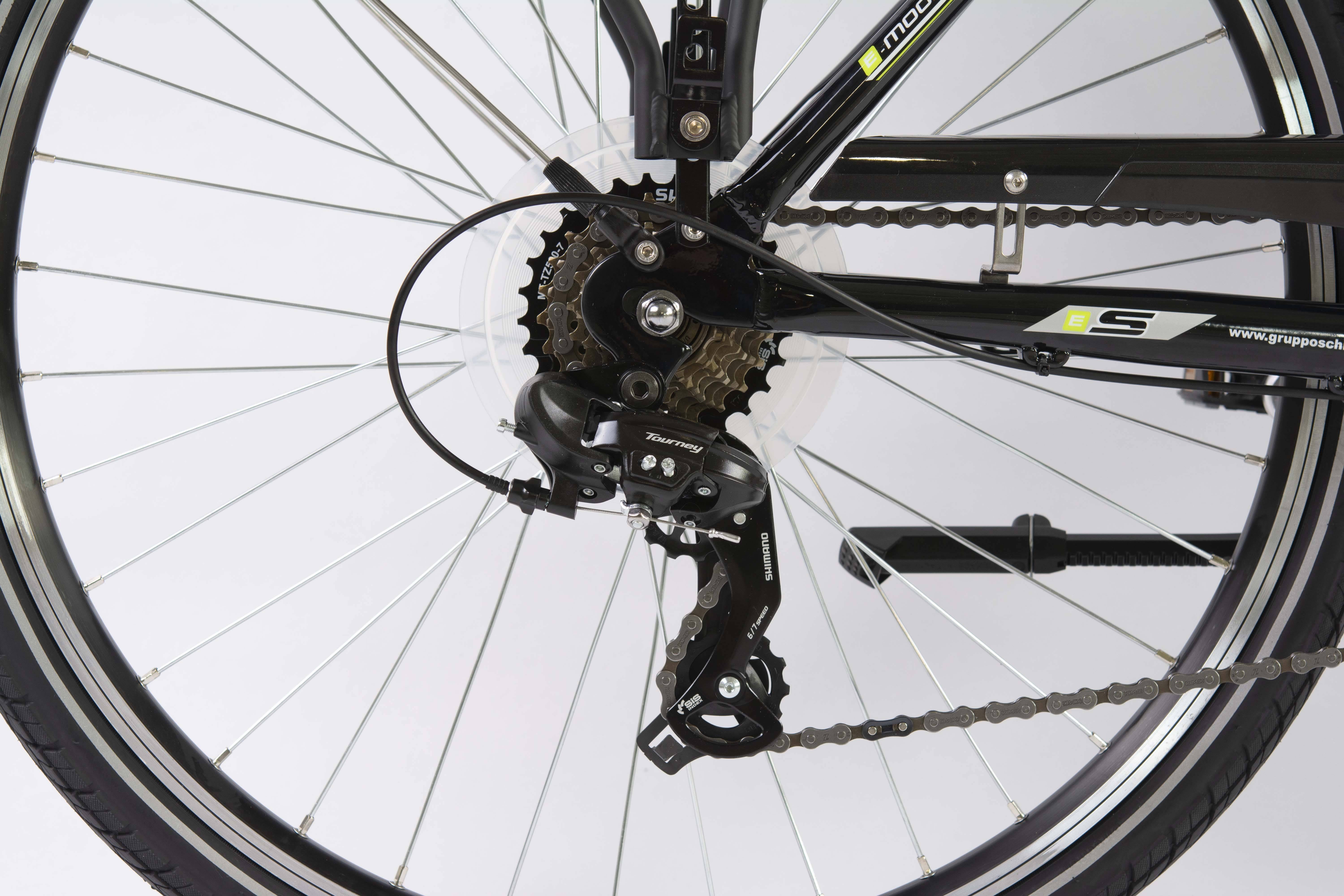 F.LLI SCHIANO E-MOON 26" bicicletta elettrica da cittÃ  per adulti, per uomo donna, con motore elettrico batteria sul 