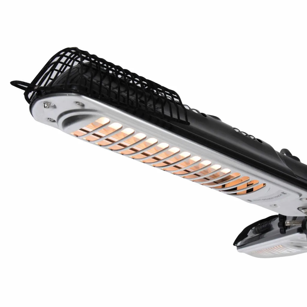Sunred Radiatore a Fungo 2000 W Alogeno Nero e Argento PH10 420288