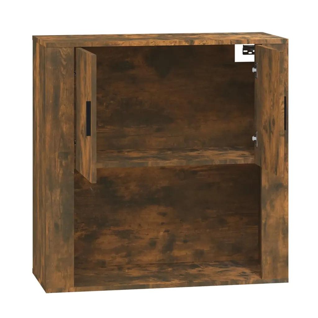 Armadietto a Muro Rovere Fumo 80x33x80 cm in Legno Multistrato cod mxl 26566