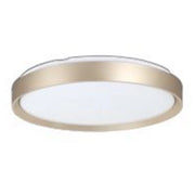 Trade Shop - Plafoniera Led Da Soffitto Circolare 45w Anello Oro Bianco Luce Fredda 6500k 91454 -