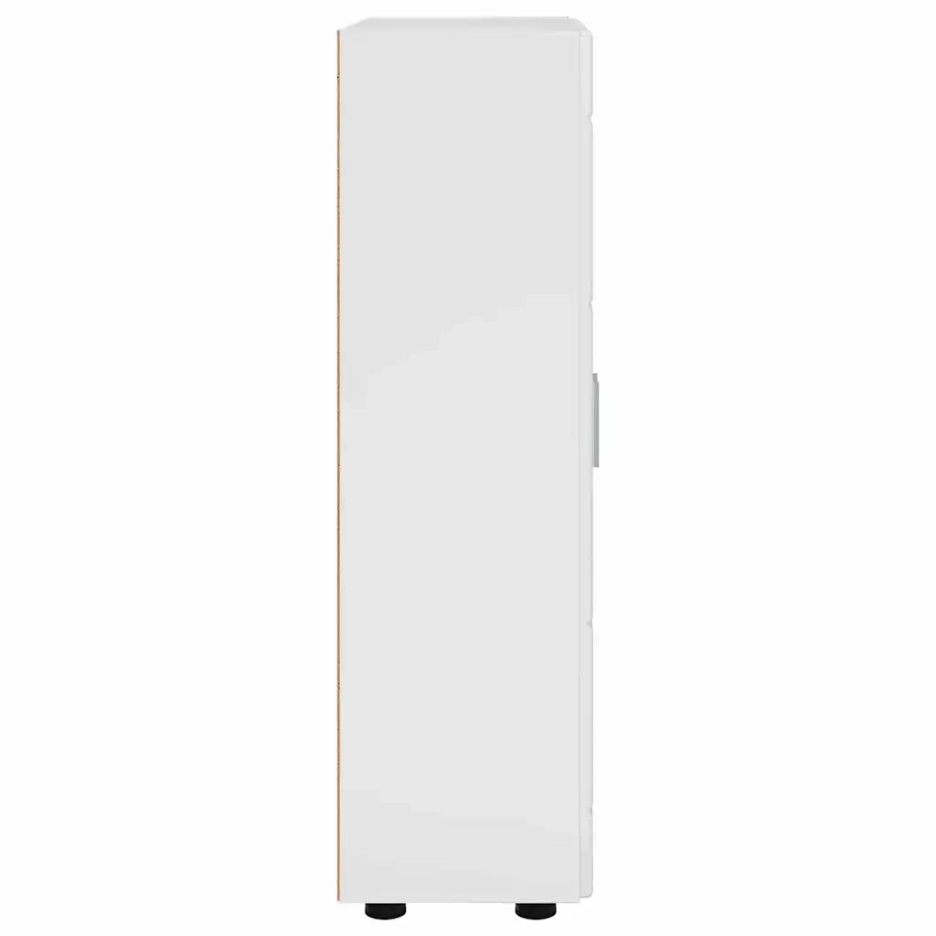 Credenza con porta FLORIN Bianco Lucido 55,5 x 29 x 100 cm