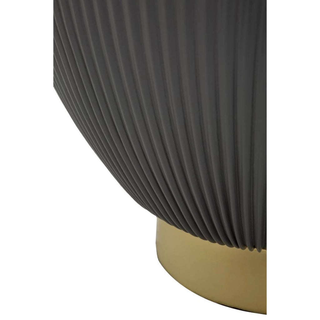 Tavolino VKH702, Grigio, Ceramica, 45x46x46 cm