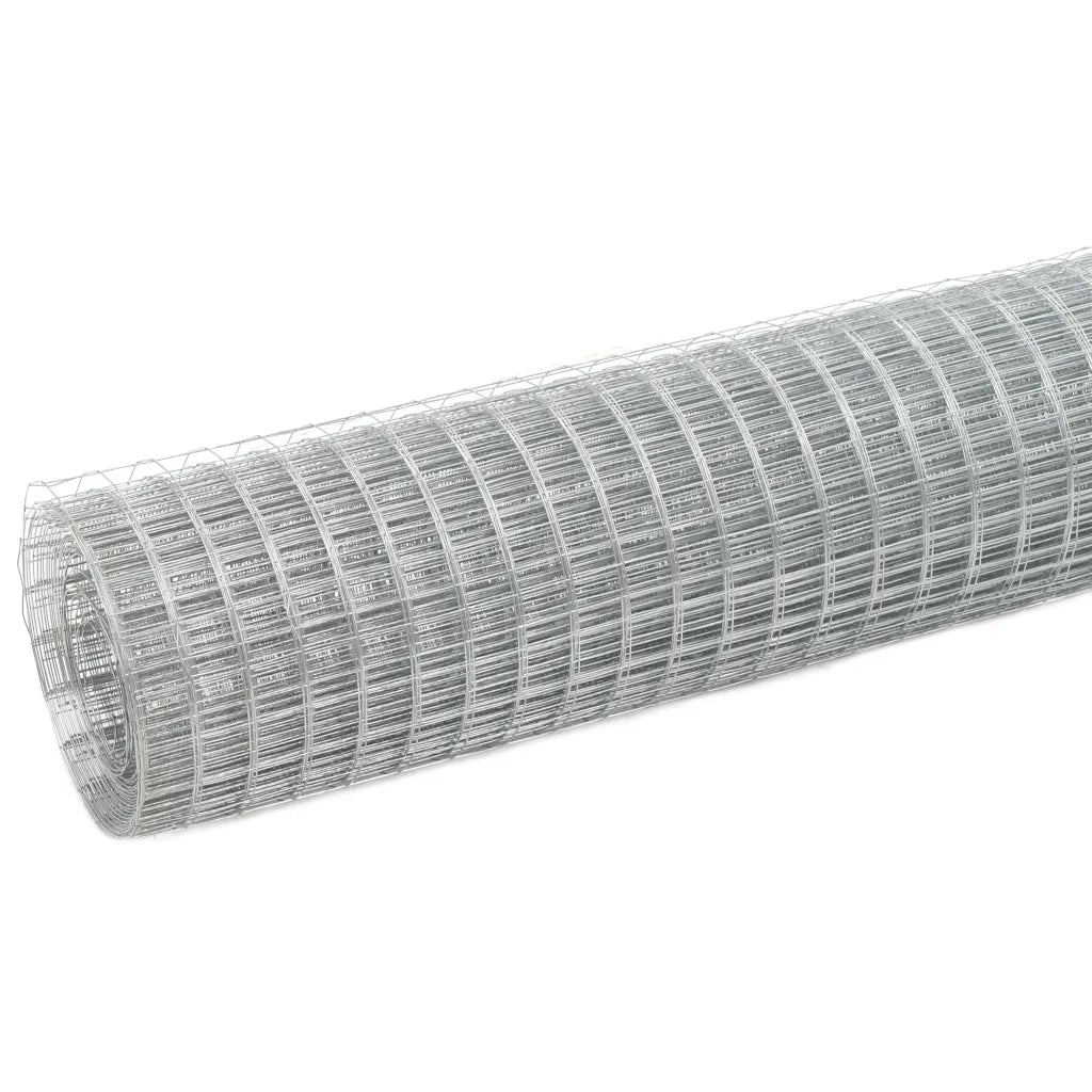 Recinzione in Rete per Pollaio Acciaio Zincato 25x1,5m Argentocod mxl 127791