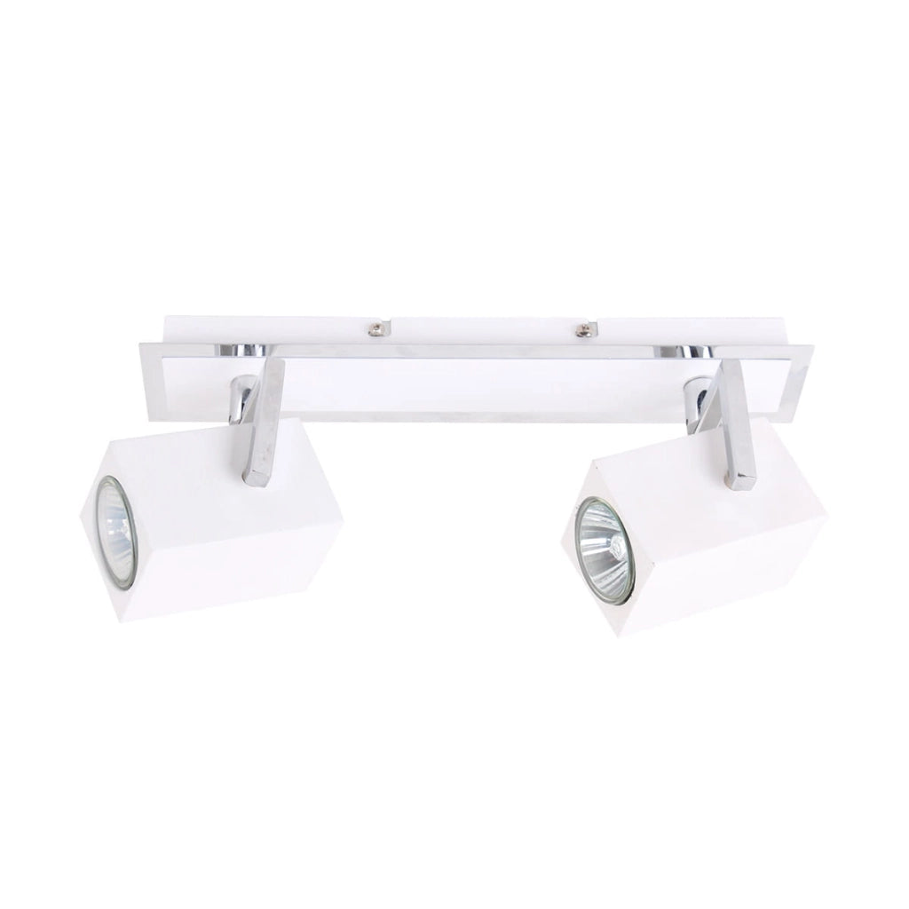 Italux Mateo plafoniera 2xGU10 bianco/cromo FH31152AJA3