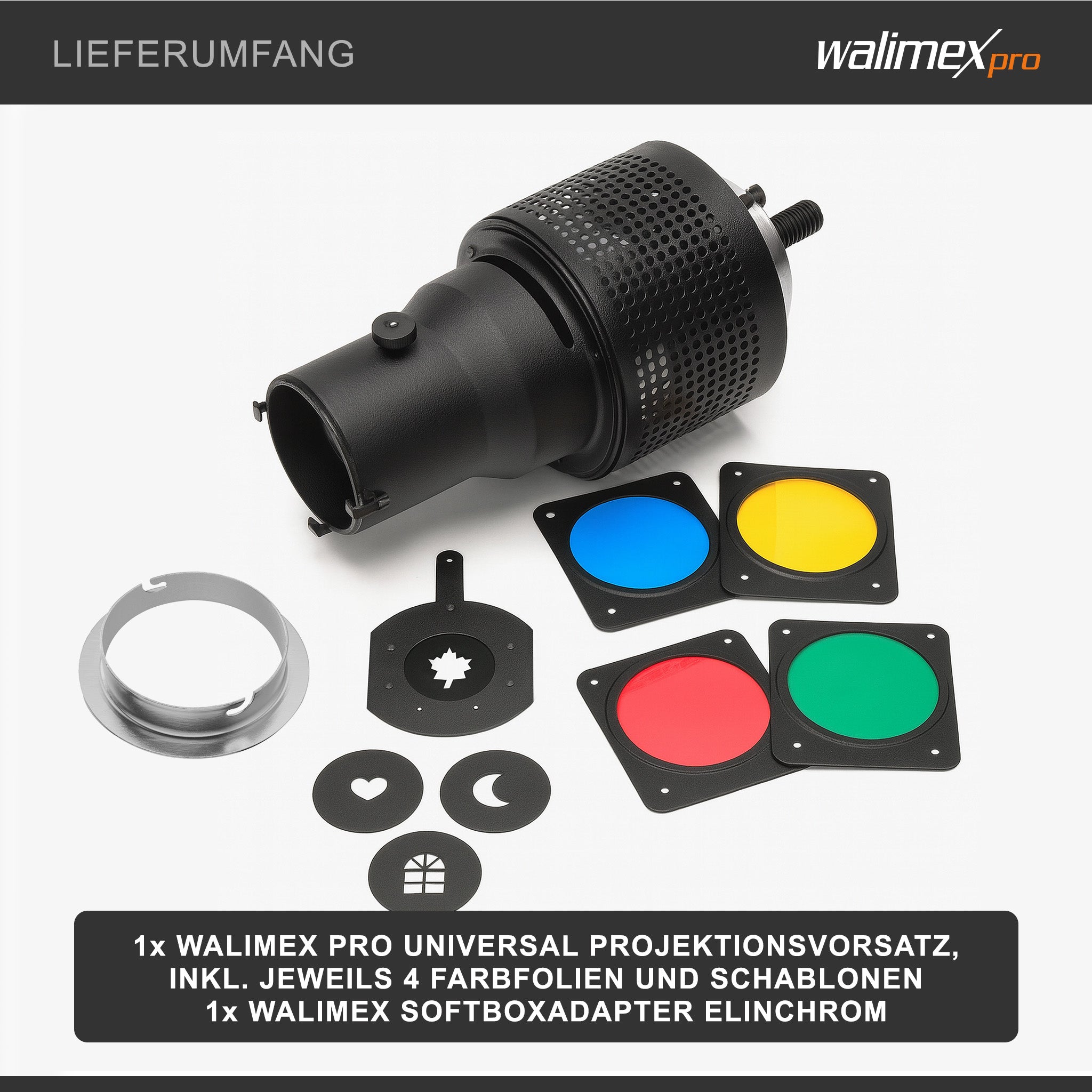 Walimex Attacco universale per proiezione Elinchrom