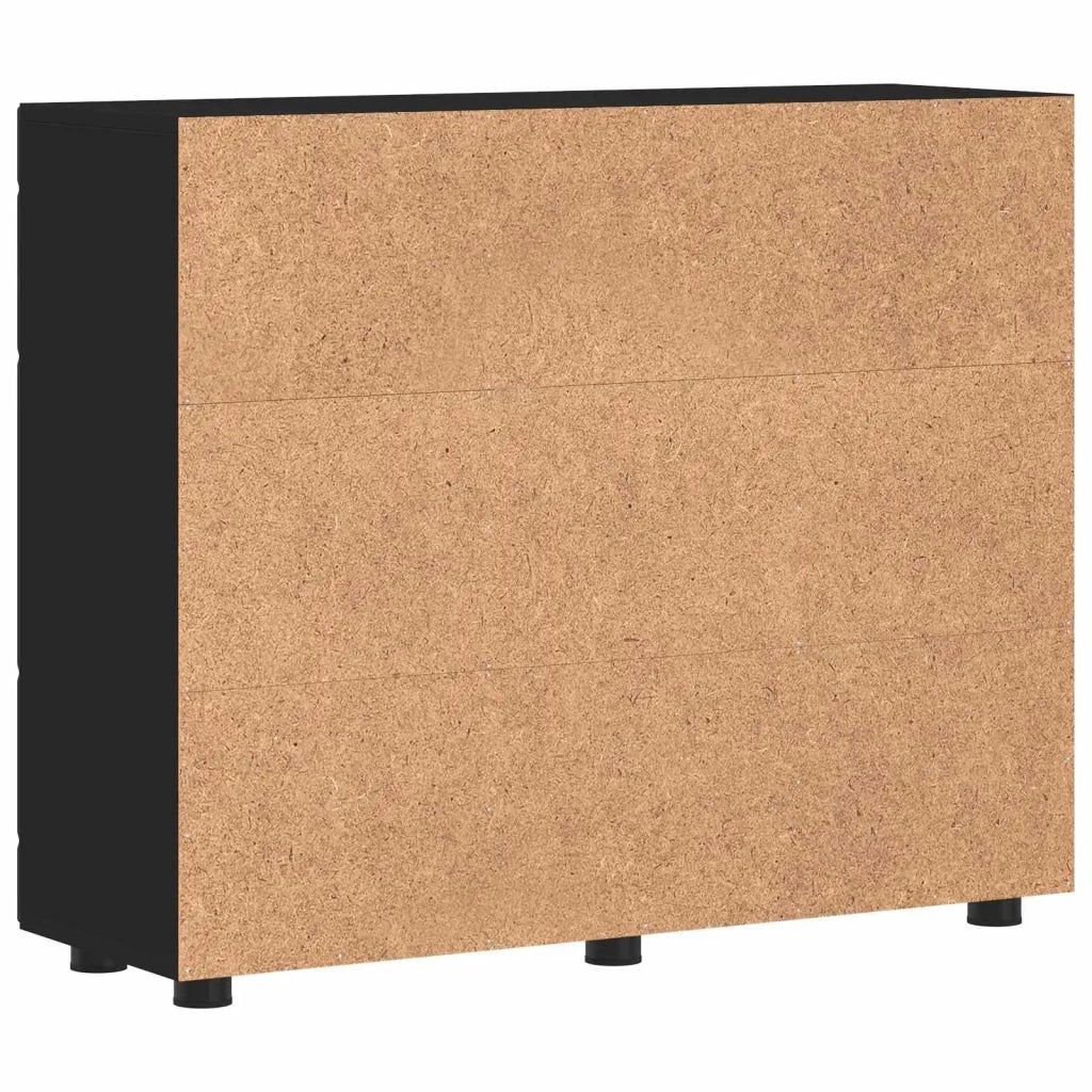 Armadio in Legno Nero 88,5 x 30,5 x 73 cm Legno multistrato 880302