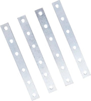 Fascia di riparazione in acciaio inossidabile piegata 150 mm (6 pollici) - Pacchetto da 4 pezzi - Fascia di riparazione piegata