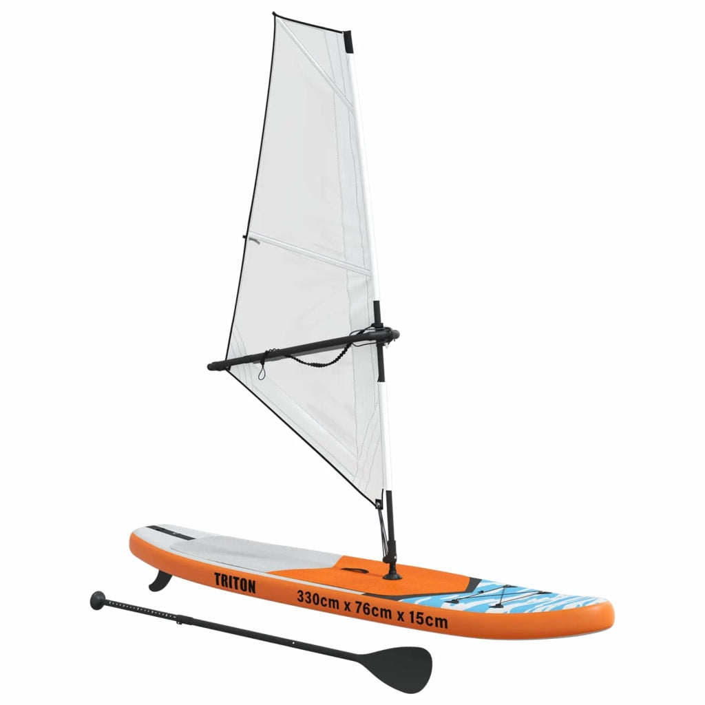 SUP gonfiabile con vela TRITON 330 x 76 x 15 cm Blu per 42039139