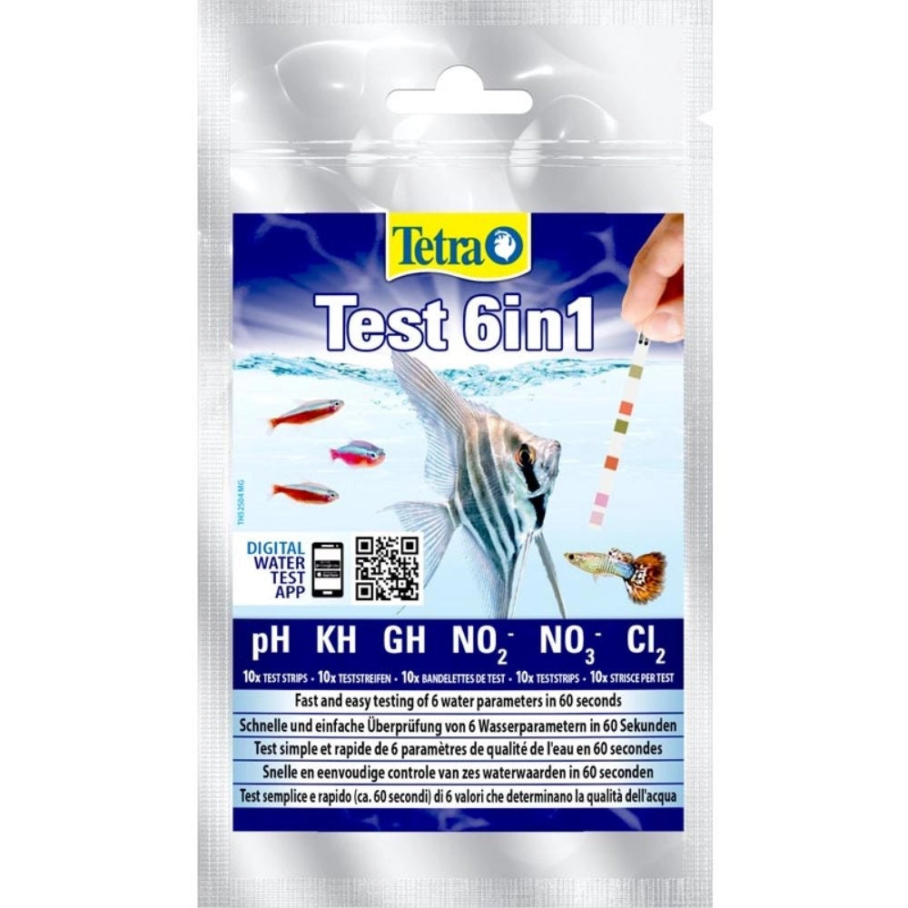 Tetra test Strisce 6in1 - busta da 10 test