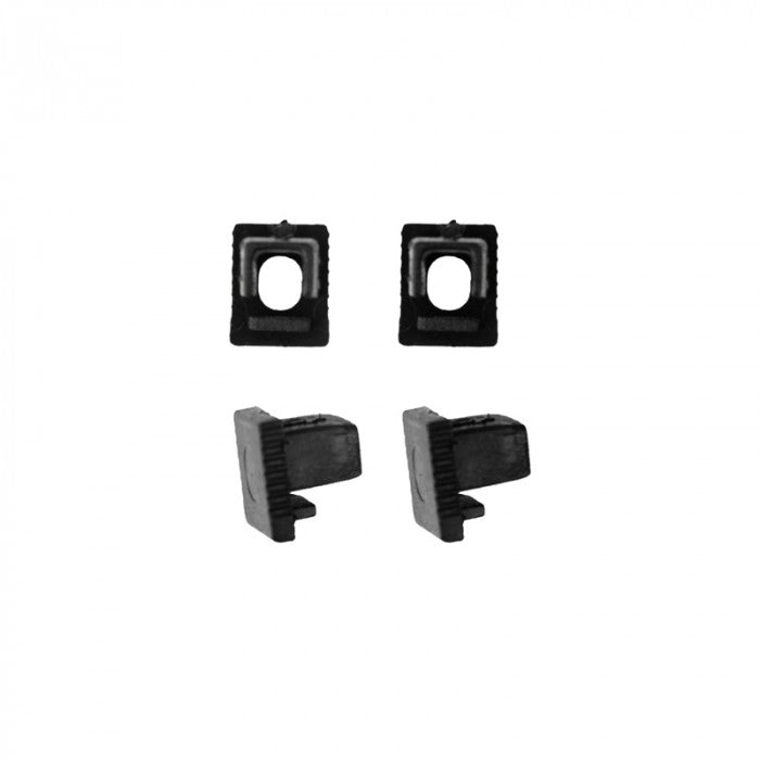 Profilo LED NW02 da superficie nero diffusore opale 2m Ecolight