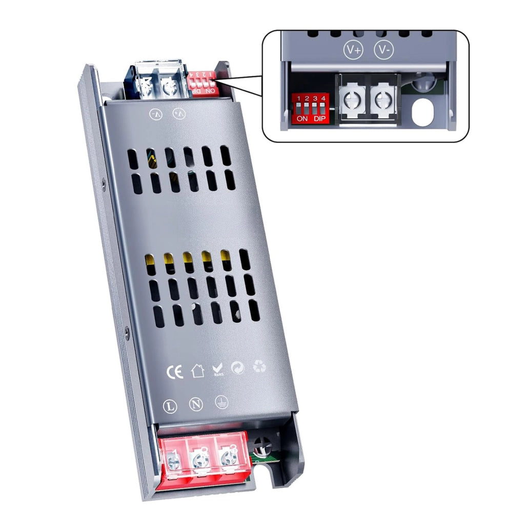 Trasformatore Alimentatore LED 200W DC 24V AC 220-240V IP20