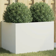 Fioriera Bianca 62x47x46 cm in Acciaio 841602