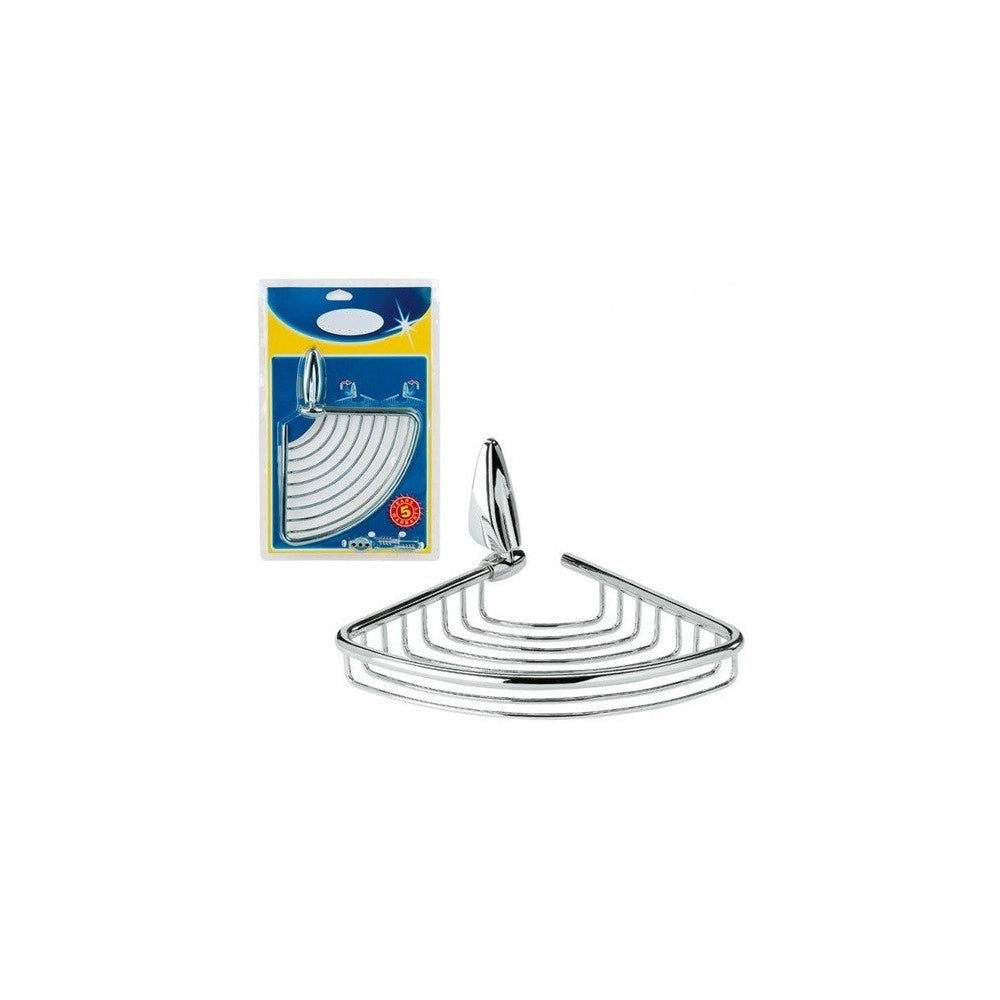 Trade Shop - Mensola Ad Angolo Bagno Angolare Angoliera Doccia A Parete In Acciaio Inox -