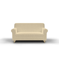 Copridivano Elasticizzato in Tessuto Panna 1 Posto