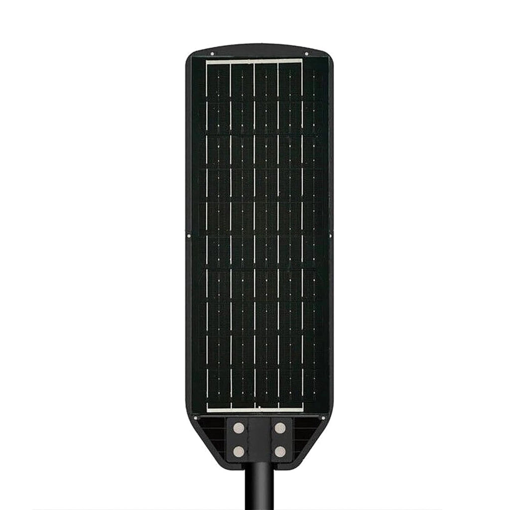 Armatura Stradale con Pannello Solare Integrato LED 225W IP65 con Sensore Crepuscolare Luce Sicurezza Giardino Cancello