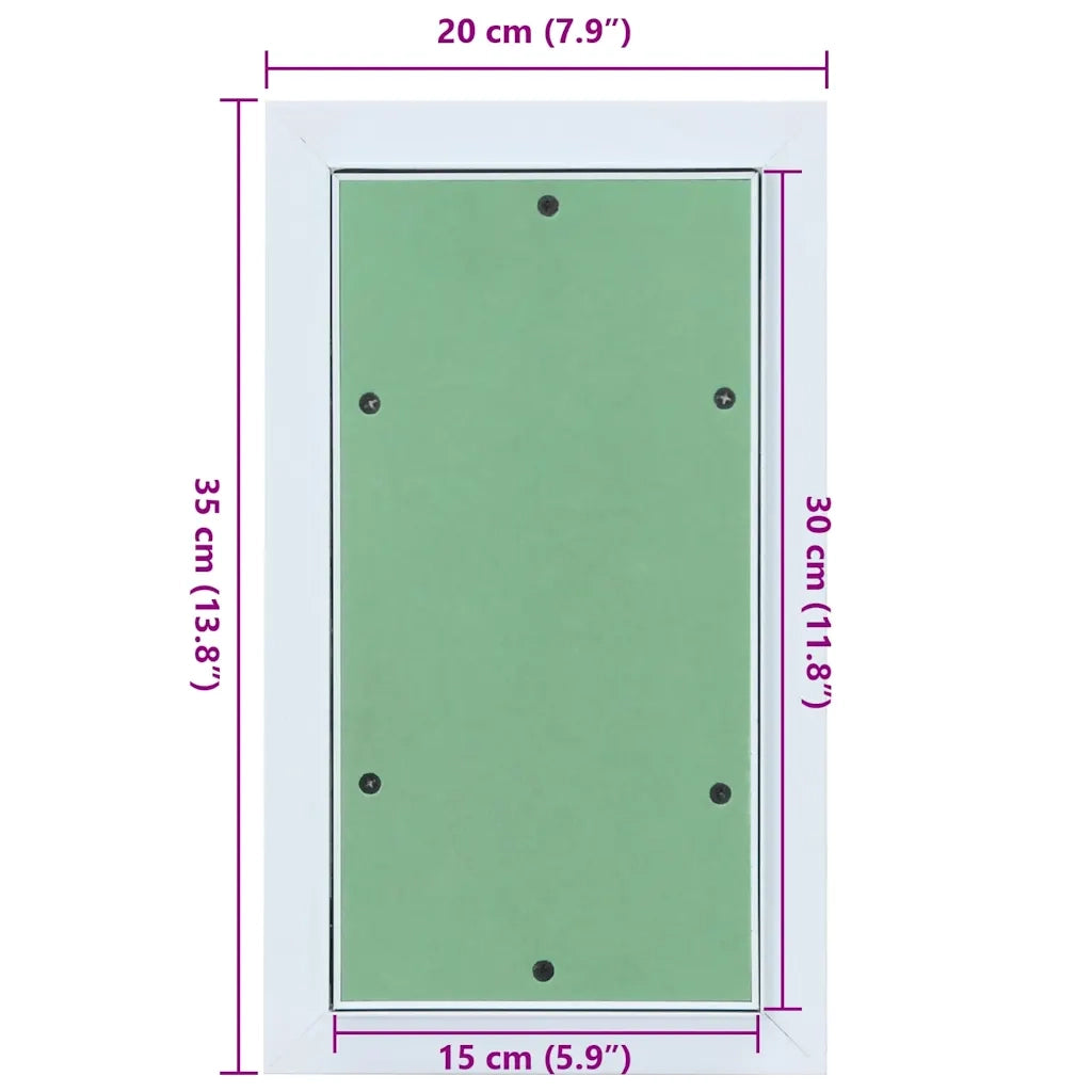 Pannello di Accesso Verde e Argento 20 x 35 cm 4018451