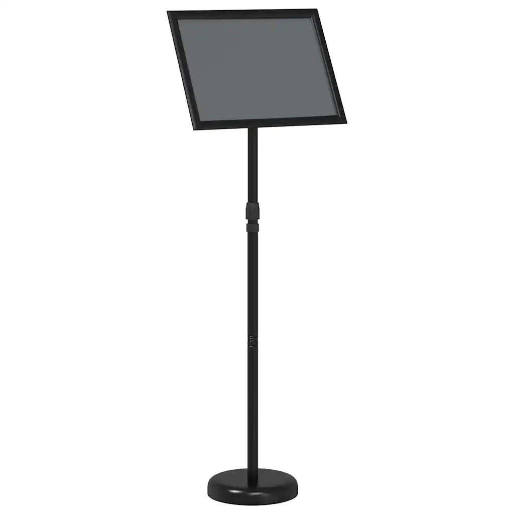 Espositori per Fiere Nero 25 x 25 x 125 cm Alluminio