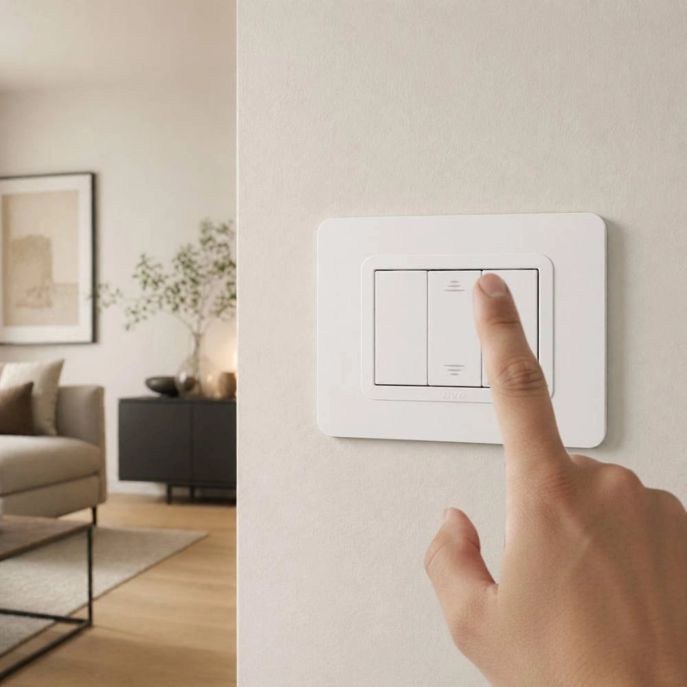 Deviatore ave 441002 domus s44 per impianti elettrici