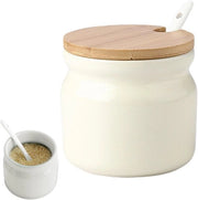 Contenitore per zucchero 300 ml - Suikerkom ceramica con coperchio - Suiciera con cucchiaio - Contenitore per zucchero da cucina - Contenitore per zucchero moderno - Materiale di alta qualità