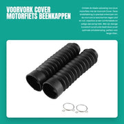 Copertura Avantreno 210,5 mm x 42 mm - Dampening di Shock - Copertura Stoffa Densa - Materiali Resistenti in Plastica - Facile da Installare - Esperienza di Guida Comoda - Copertura Avantreno