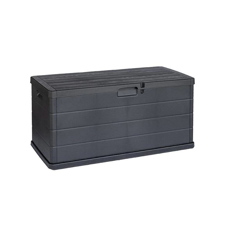 MAURY'S BAULE CASSAPANCA ANTRACITE HARDWOOD 340 LT DA ESTERNO IN RESINA 118X59XH57 CM