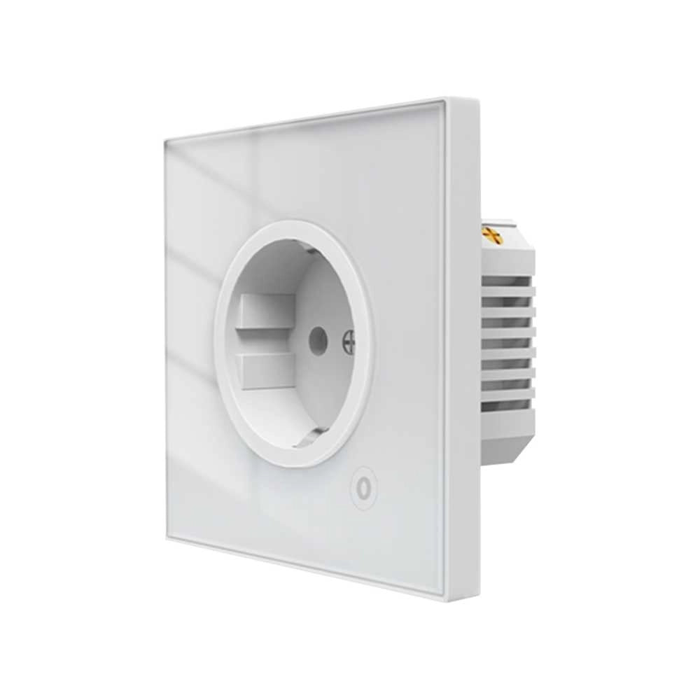 Presa Schuko Da Muro Protocollo ZigBee 3.0 TUYA, Smart Life 16A AC 90-250V 50/60HZ 86X86X43mm