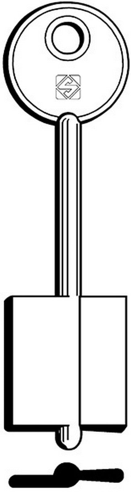 chiavi silca art. 5a2 gr.19 cod:ferx.25603
