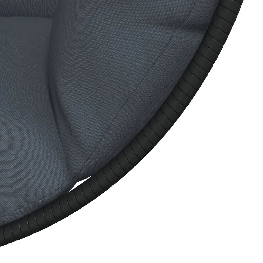 Sedia a Uovo Sospesa con Supporto Antracite Polyrattan/Acciaio 4007402