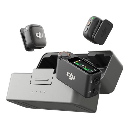 Microfono dji djmc30 mic 3 (2 tx+1 rx+charging case) black