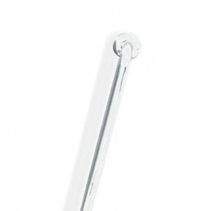 Maniglia sicurezza bgani disabili 50x50 verticale inox bianco, goman