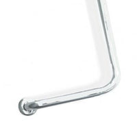 Maniglia sicurezza bgani disabili 50x50 verticale inox bianco, goman