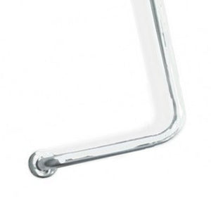 Maniglia sicurezza bgani disabili 50x50 verticale inox bianco, goman