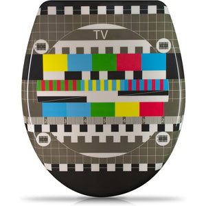 sedile wc con abbassamento automatico tv test immagine design