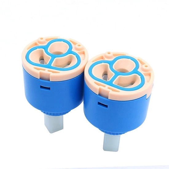 Caricabrocca 40 mm - Caricabrocca Ceramica di Ricambio - Miscelatore Acqua - Rubinetto Cucina - Rubinetto Bagno - 2 Pezzi - Rubinetto a Miscela