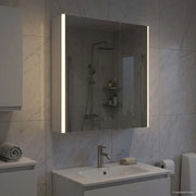 Mobiletto per specchio da bagno Bianco 63,5 x 15,5 x 70 cm