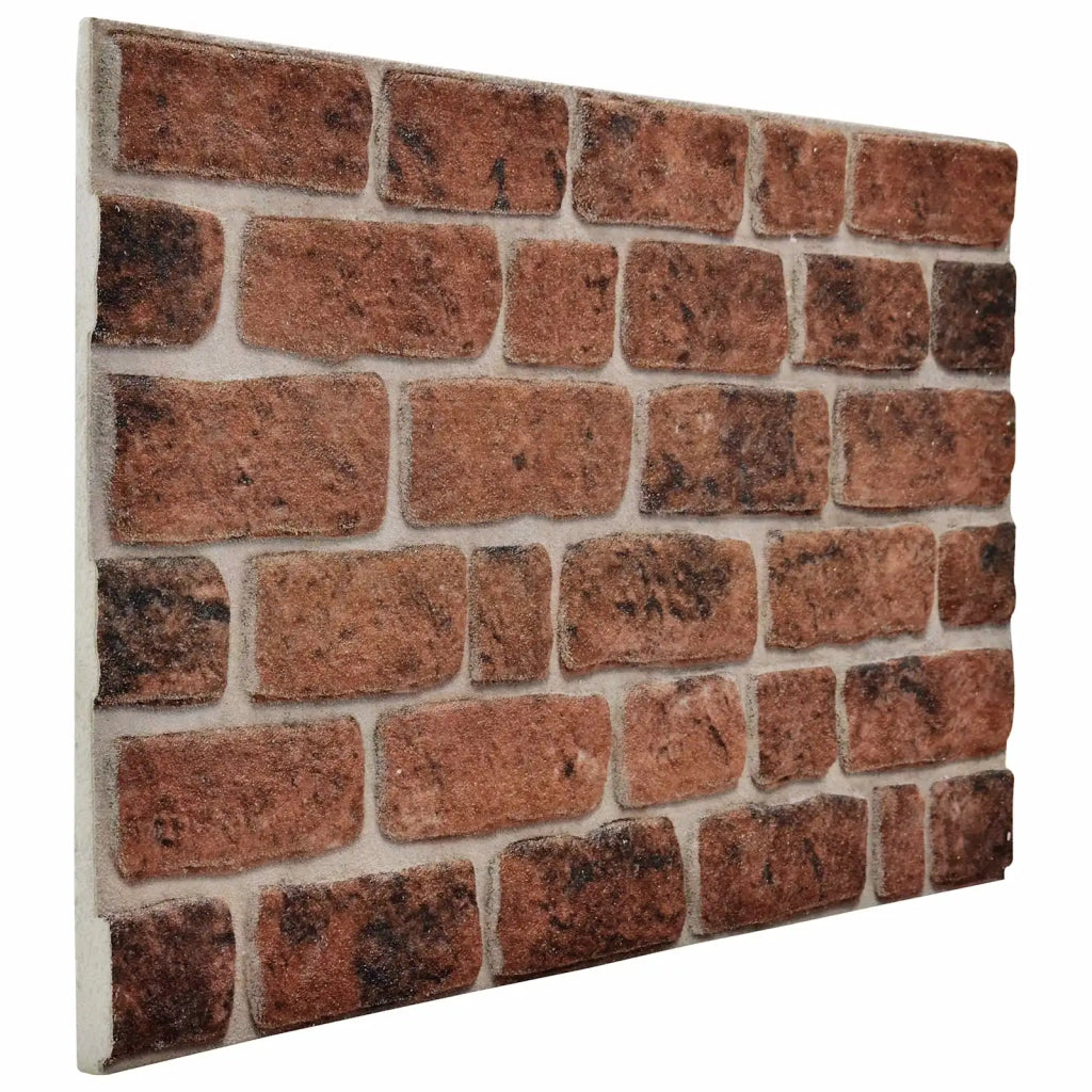 Pannelli da parete 10 pz Mattone Marrone 100 x 50 cm CFW6758123