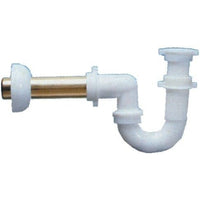 Sifone 4133 p 1 ½  tubo ottone d 0 bianco lira 4133.008